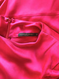 2007 Alexander McQueen Pink Silk Draped Dress