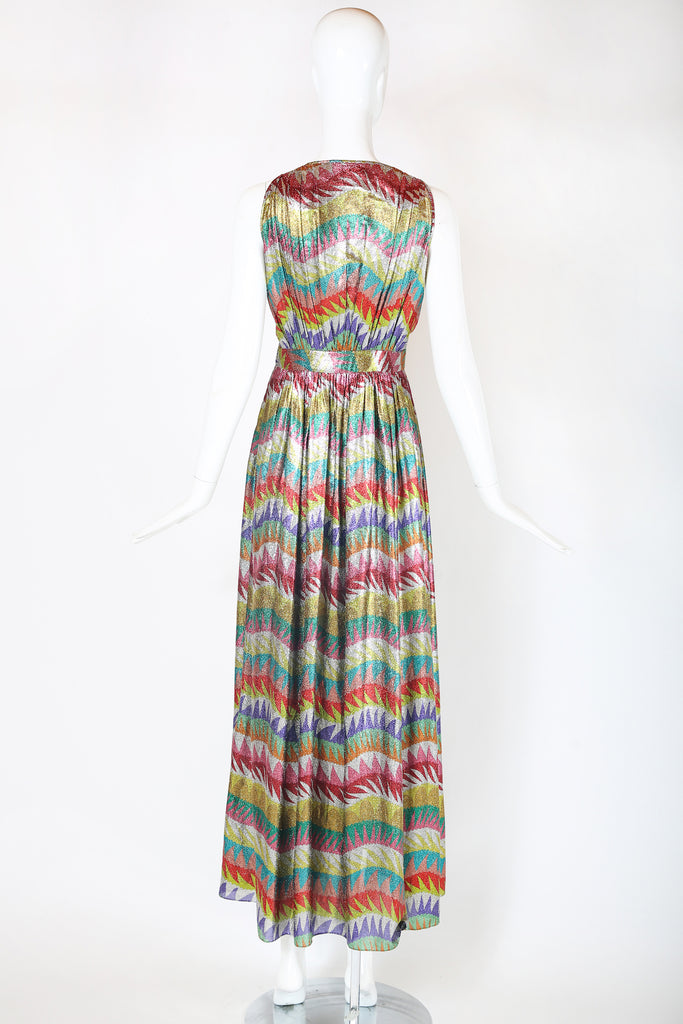 missoni orange label dress Small-Medium 1990s Missoni Orange Label Knit Dress Zig-Zag