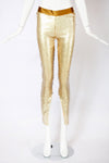 Alexander McQueen Gold Sequin Leggings