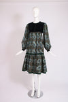 1976 Yves Saint Laurent Cossack Collection Dress